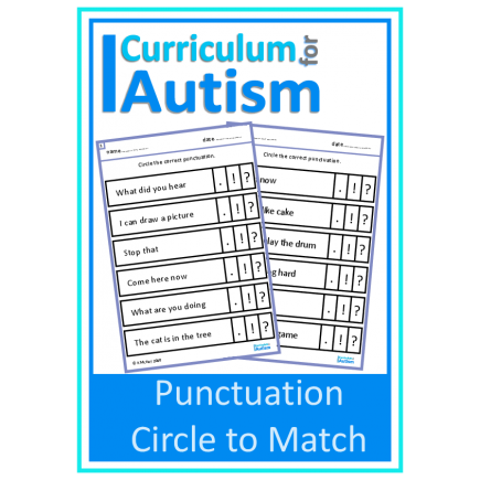 Punctuation Match Worksheets